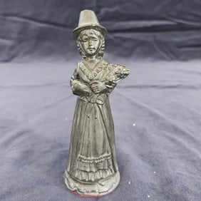 Welsh Slate Girl Figurine