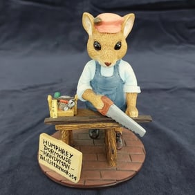 Humphrey Dormouse Handyman Boxed Ornament