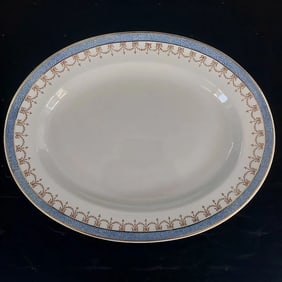 Large oval platter Antique Furnivals Regent