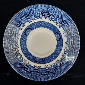 Churchill Blue Willow Saucer