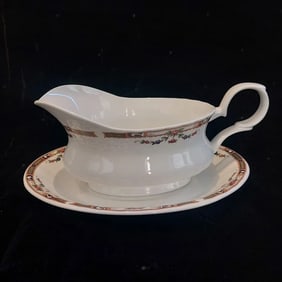 Royal Stafford Sauce Jug & Saucer Set