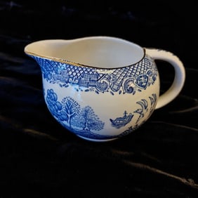 Barratt's Willow pattern milk jug