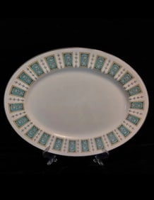 Vintage Myott Ironstone Concorde Oval Platter