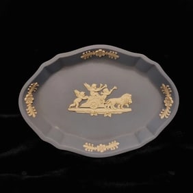 Wedgwood Jasperware oval trinket dish