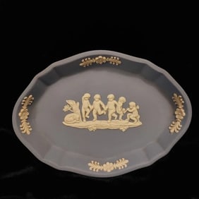 Blue Wedgwood Jasperware trinket dish