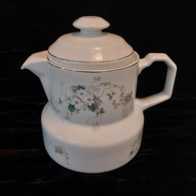 Teapot Porcelana Real Brasil White Blossom