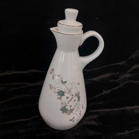 Oil vinegar pot with lid Porcelana Real Brasil