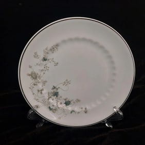 plate Porcelana Real Brasil White Blossom