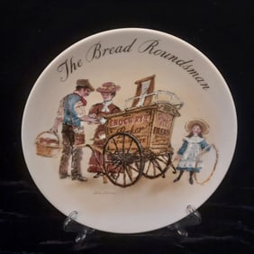 The Bread Roundsman collectible plate
