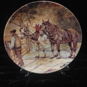 "Through the Gate and Home" Wedgwood collectible plate