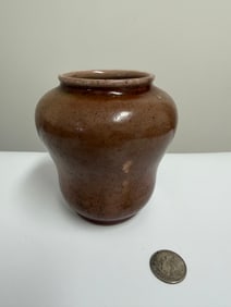Chinese Red Glazed Porcelain Water Pot