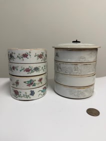 Set Of 2 PCS Chinese Porcelain Boxes