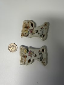 Pair Of Chinese Famille Rose Paper Holder