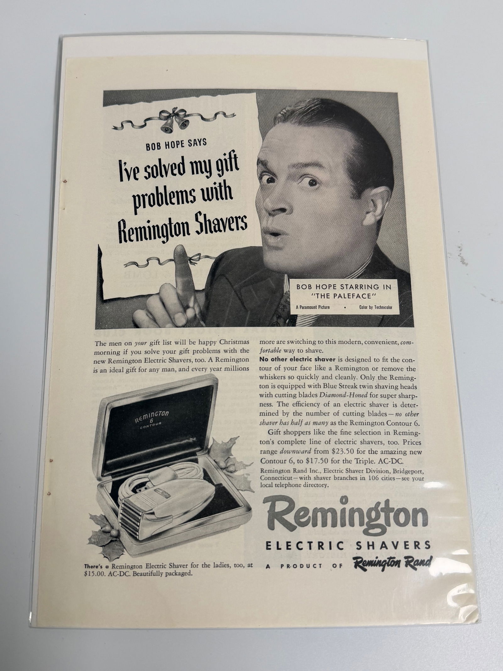 Vintage Remington Ad: Dimension: / , please note Due to manual measurement, dimensions may vary. Condition: Good used condition, please note buyers are obligated to come to the site to inspect the condition and details of