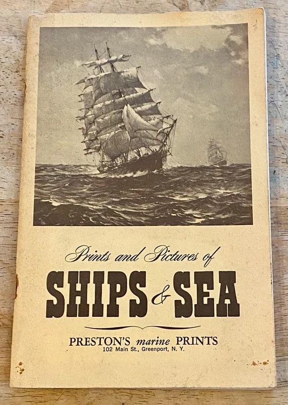 Vintage Nautical Catalog ‘Ships & Sea’ - Marine Art & Decor 1970s: Dimension: 8 inches/ 20 cm, please note Due to manual measurement, dimensions may vary. Condition: Good used condition, please note buyers are obligated to come to the site to inspect the condition