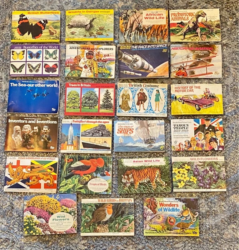 Huge Collection of 23 Brooke Bond Tea Card Albums: Dimension: / , please note Due to manual measurement, dimensions may vary. Condition: Good used condition, please note buyers are obligated to come to the site to inspect the condition and details