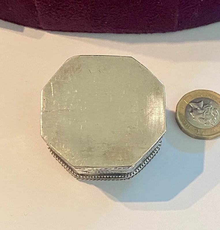 Antique Colonial Silver Repoussé Box - 3