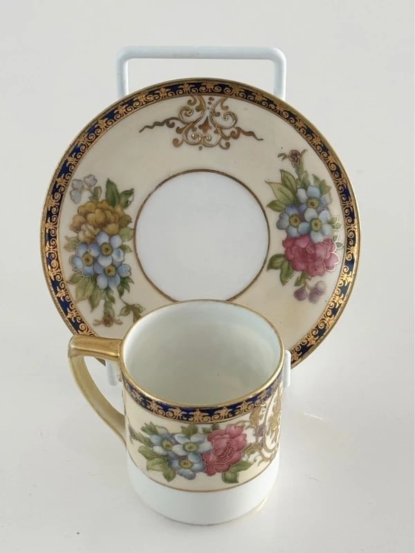 Vintage Noritake Espresso Cup & Saucer (1 of 2)