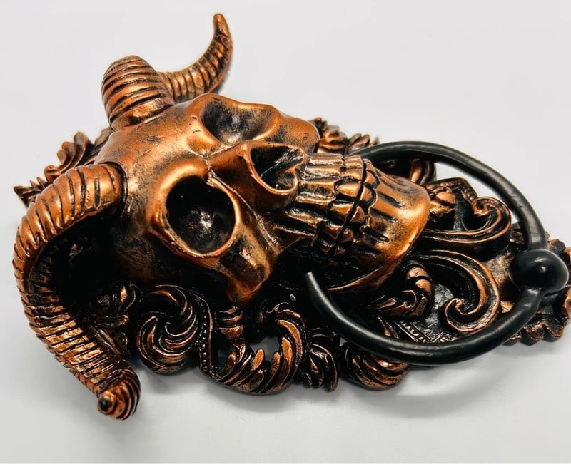Steampunk/Goth Resin Decorative Door - 2