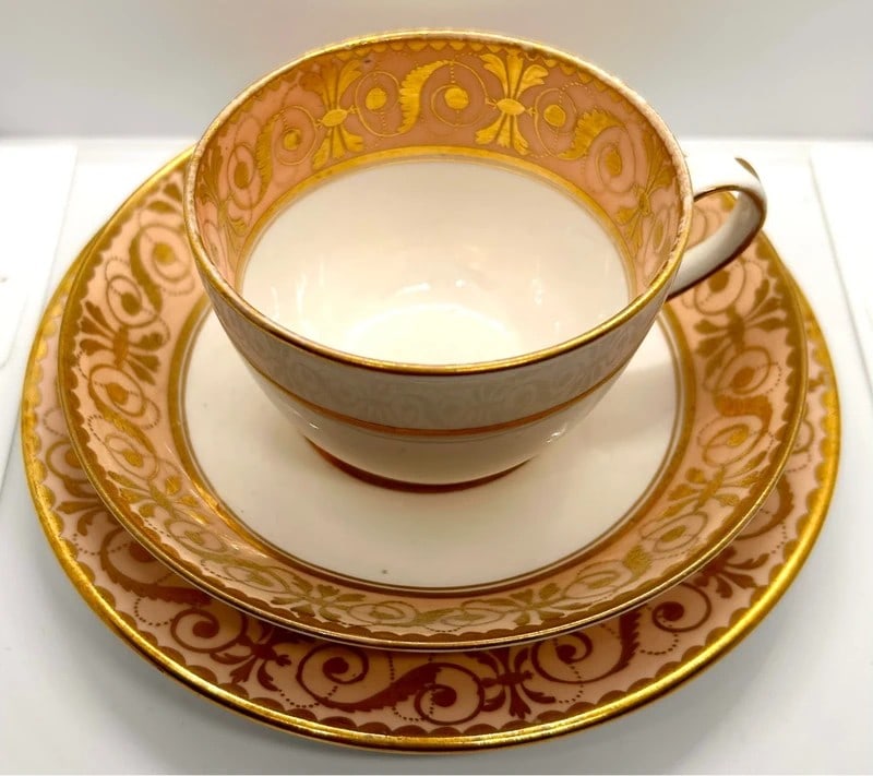 Super Pretty Vintage Bone China Trio (1 of 3)
