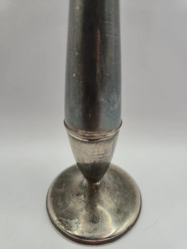 Small Metal Bud Vase - 2
