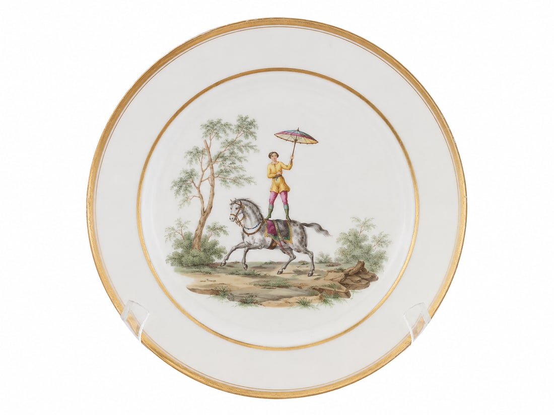 VINTAGE EARLY DERBY PORCELAIN PLATE 125#: Dimension: 9 inch, please note Due to manual measurement, dimensions may vary. , please note buyers are obligated to come to the site to inspect the condition and details of the item. condition report