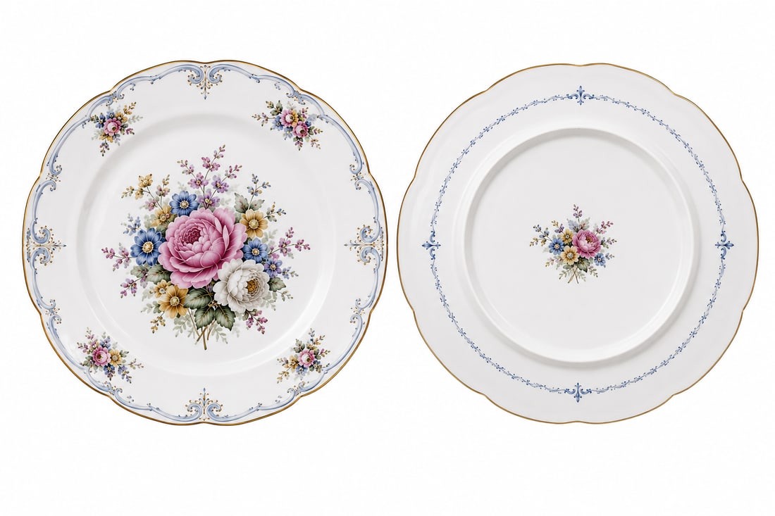 VINTAGE PAINTED Flowers PORCELAIN PLATE 164#: Dimension: inch, please note Due to manual measurement, dimensions may vary. , please note buyers are obligated to come to the site to inspect the condition and details of the item. condition report,