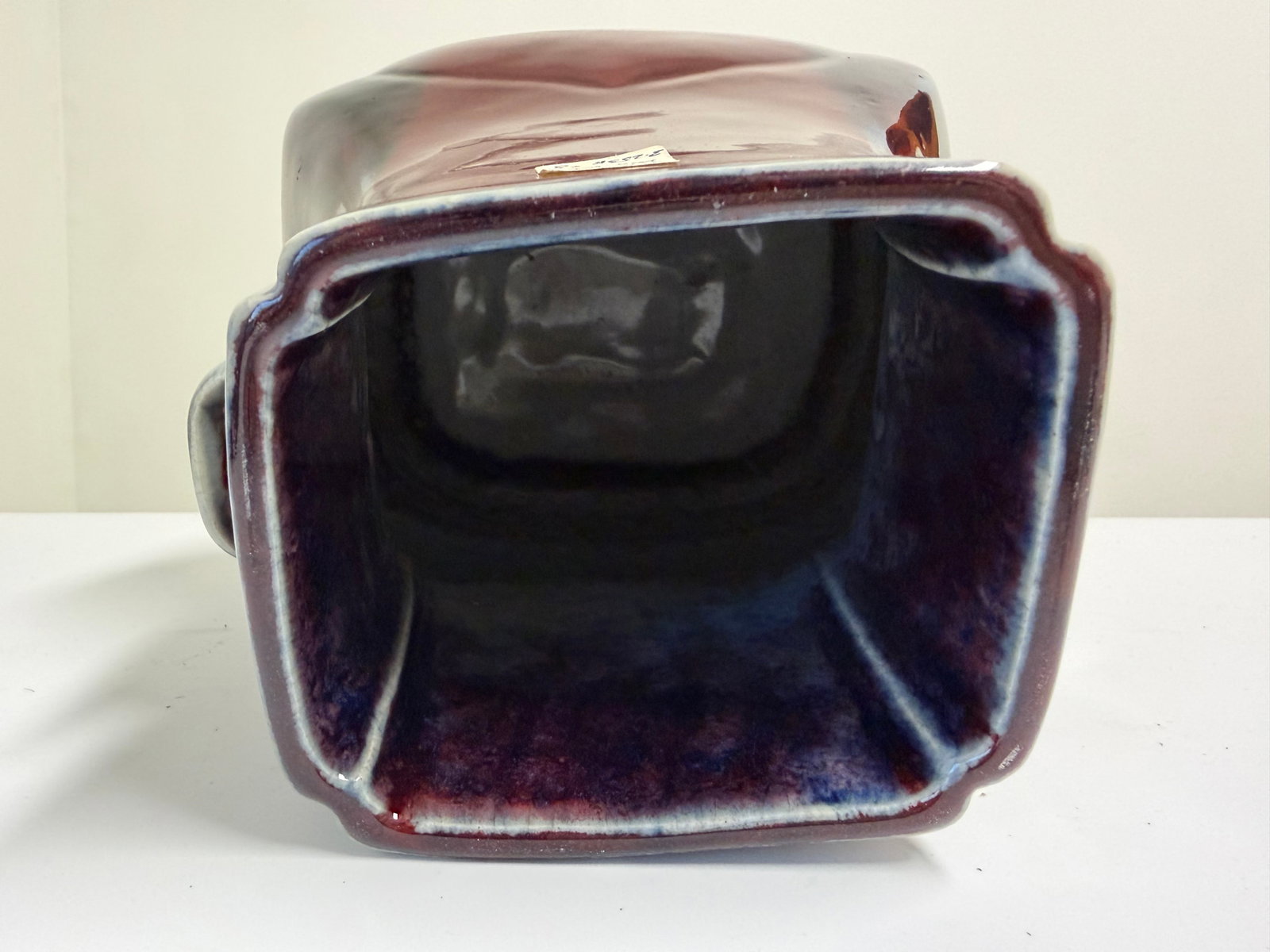 Chinese red glazed OX BLOOD BOEUF porcelain GU vase - 5
