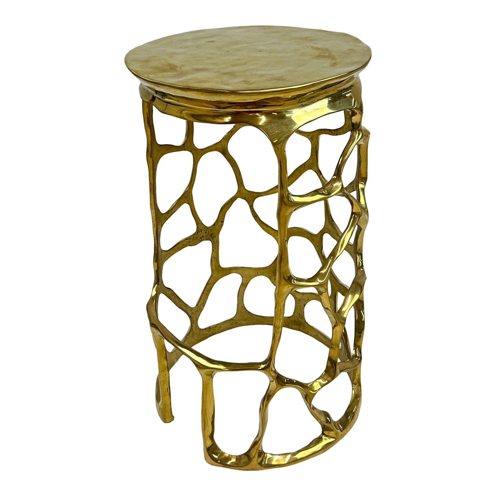 Peru Brass Stool - 3