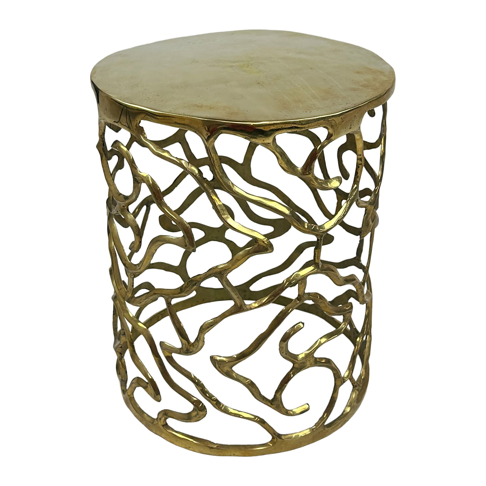 Bali Brass Stool - 3