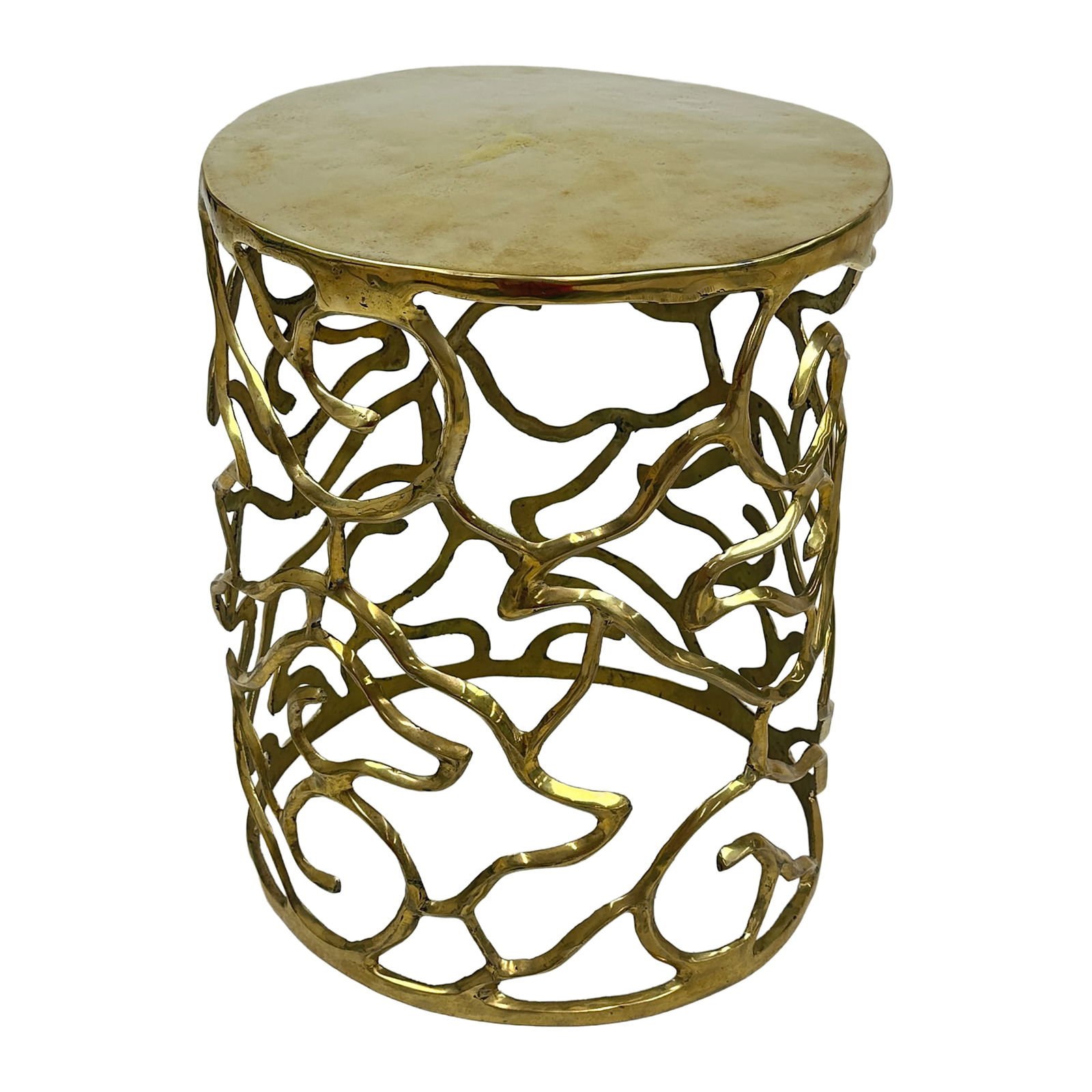 Bali Brass Stool - 4