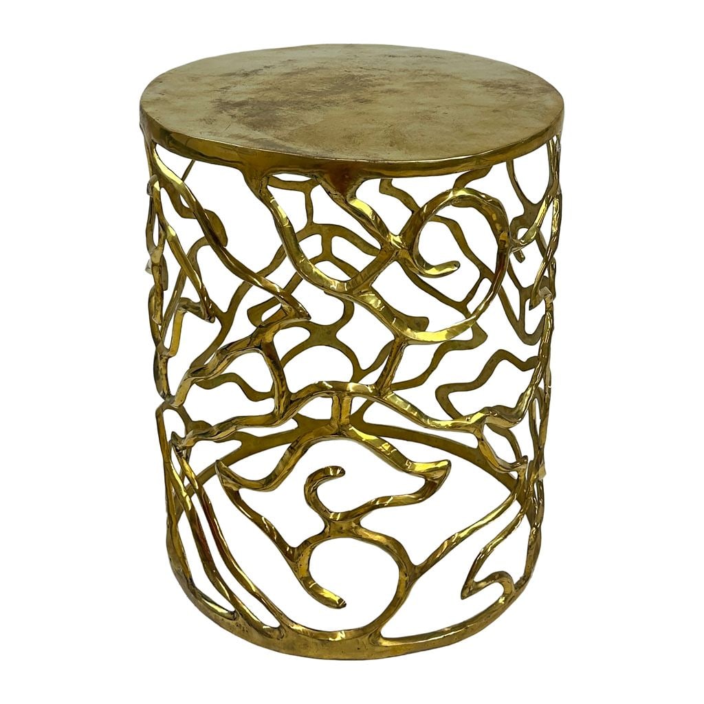 Bali Brass Stool (1 of 3)