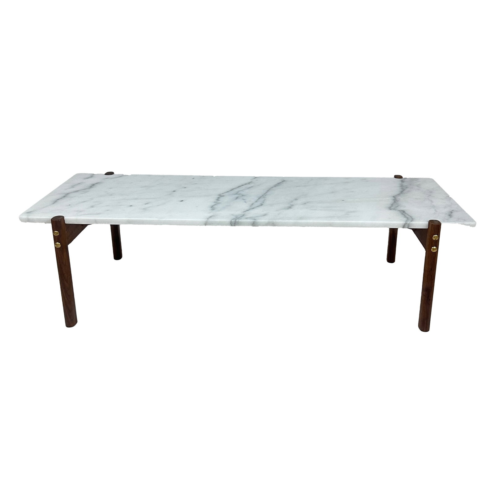 Manilla Marble Walnut Coffee Table (1 of 4)