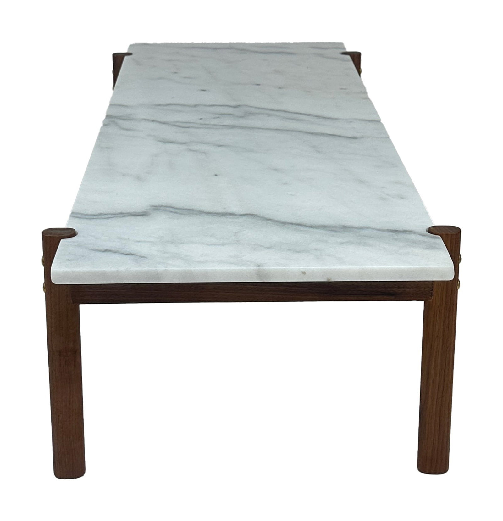 Manilla Marble Walnut Coffee Table - 2