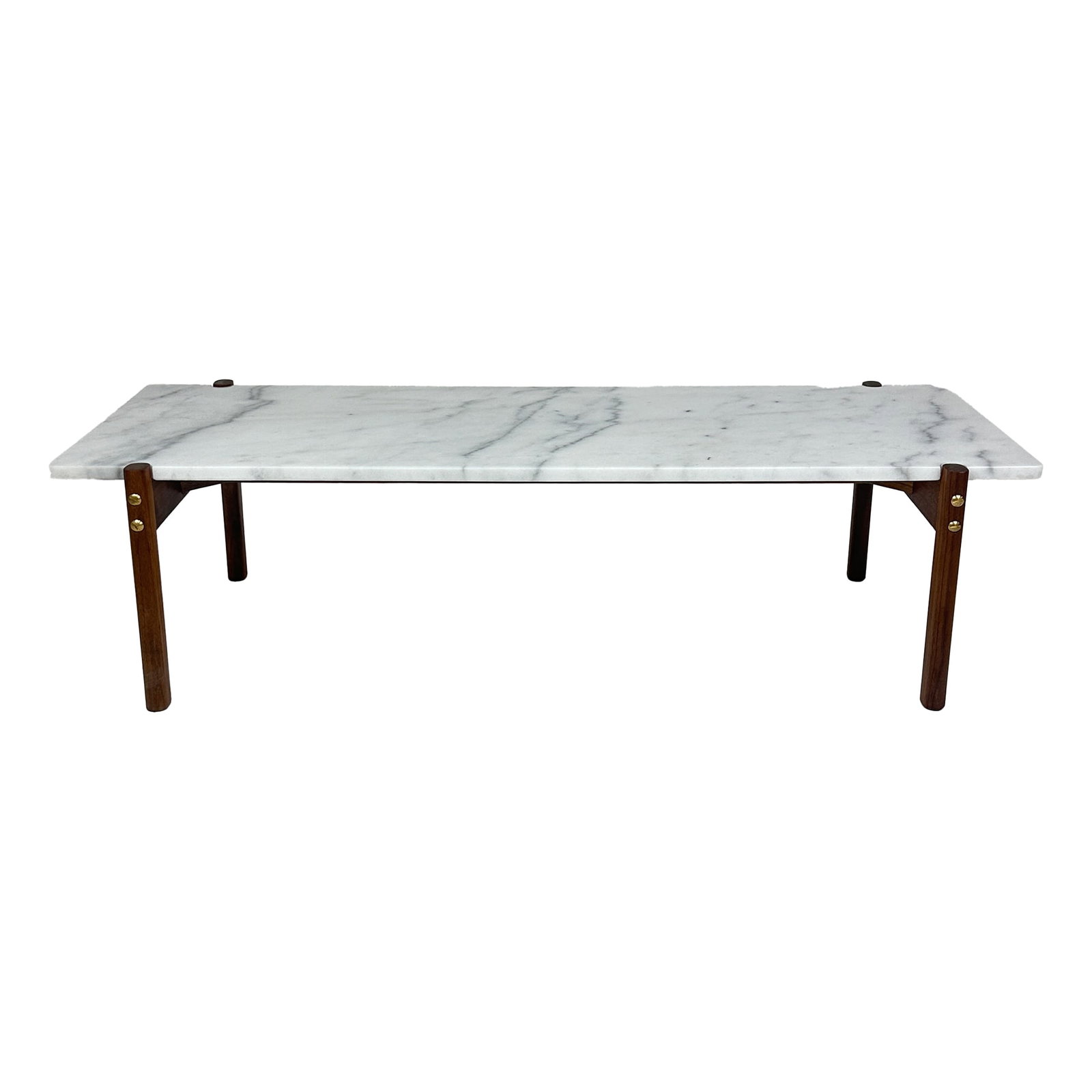 Manilla Marble Walnut Coffee Table - 3