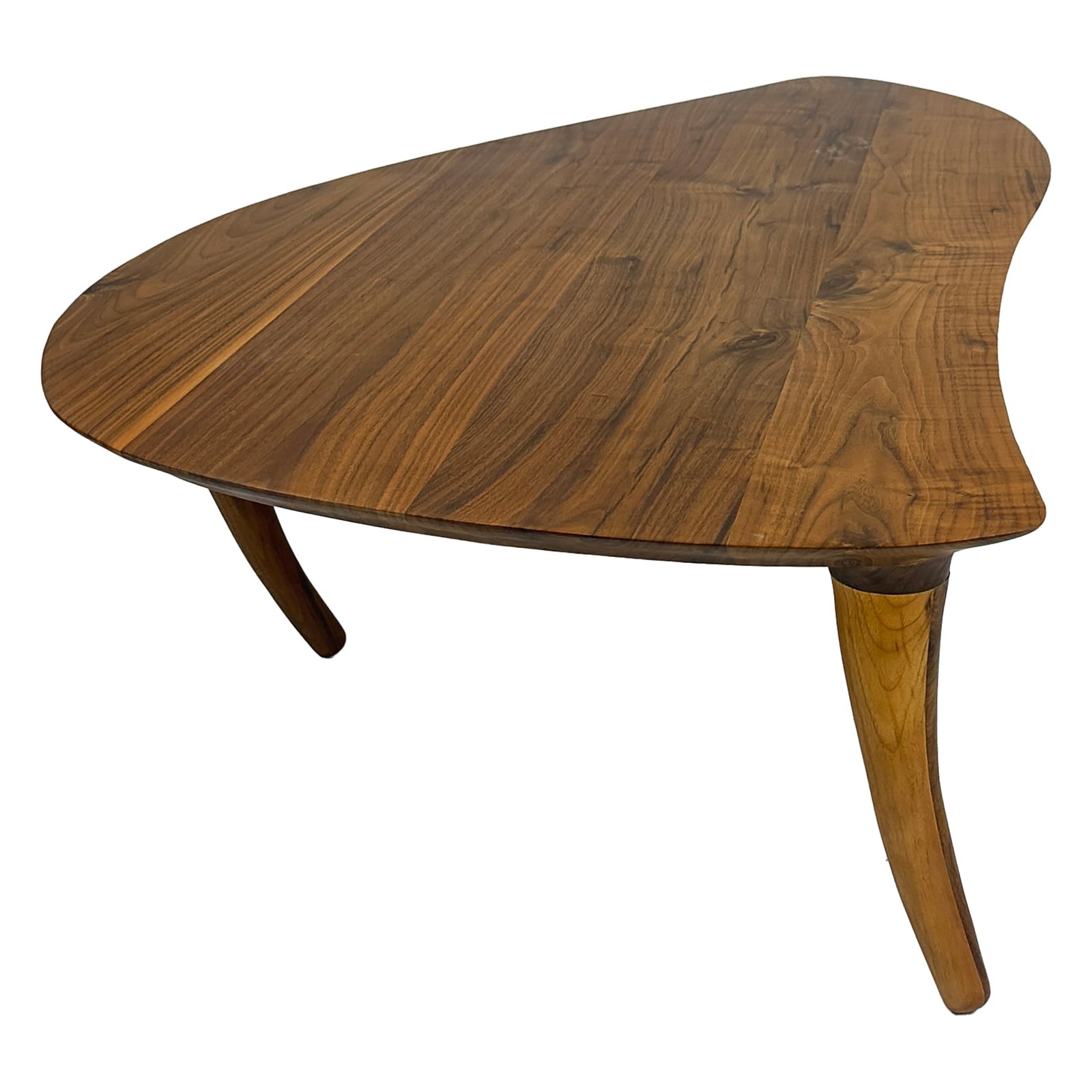 Mango Solid Walnut Sculptural Coffee Table - 2