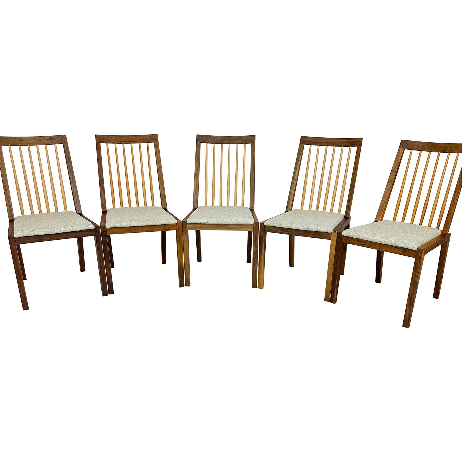 Koto Scandinavian Wood Dining Chair Set: Koto dining chair set with a clean Scandinavian-inspired silhouette and warm solid-wood construction. Vertical slat backs create a crisp linear look while providing supportive seating, and