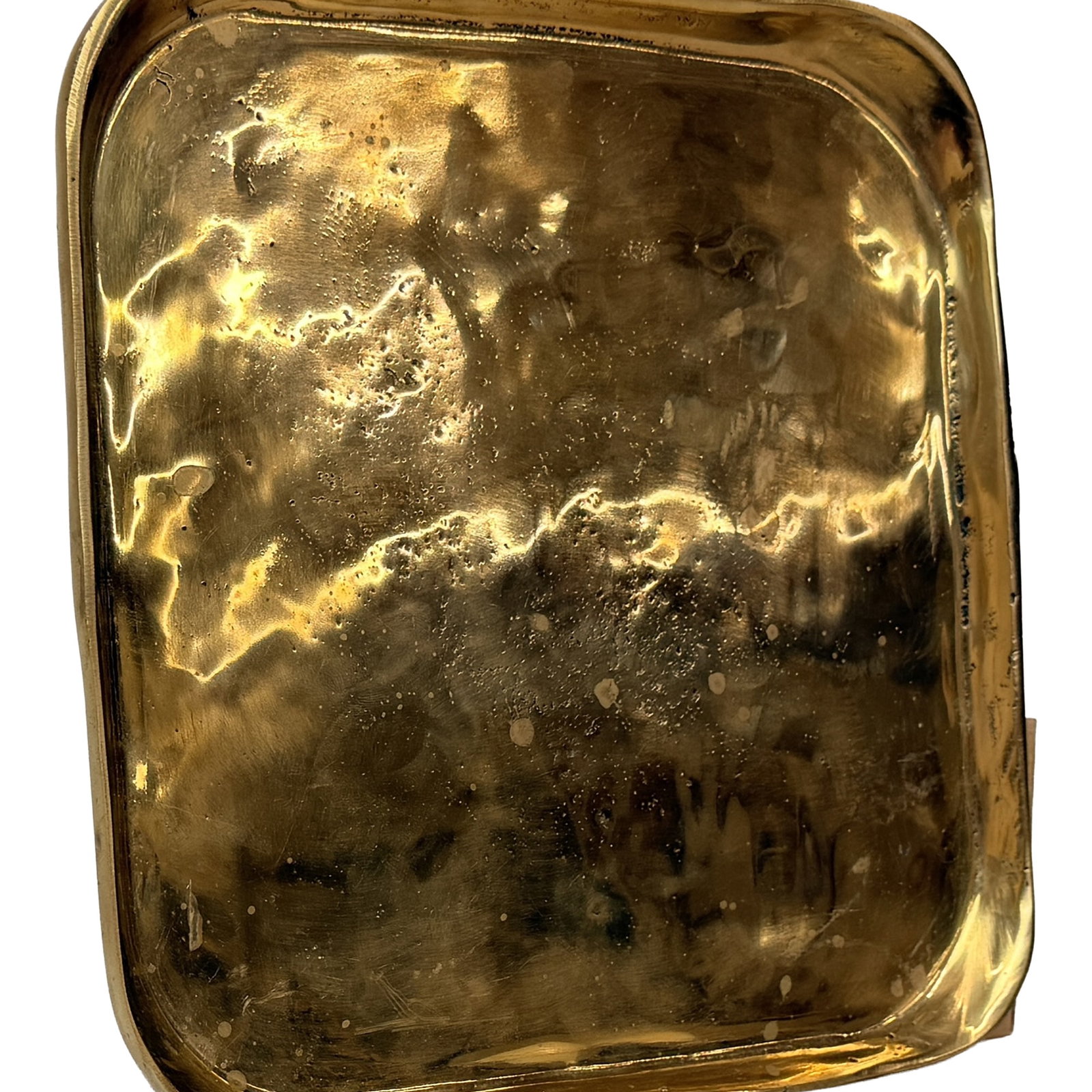 Square Brass Decorative Tray - 3