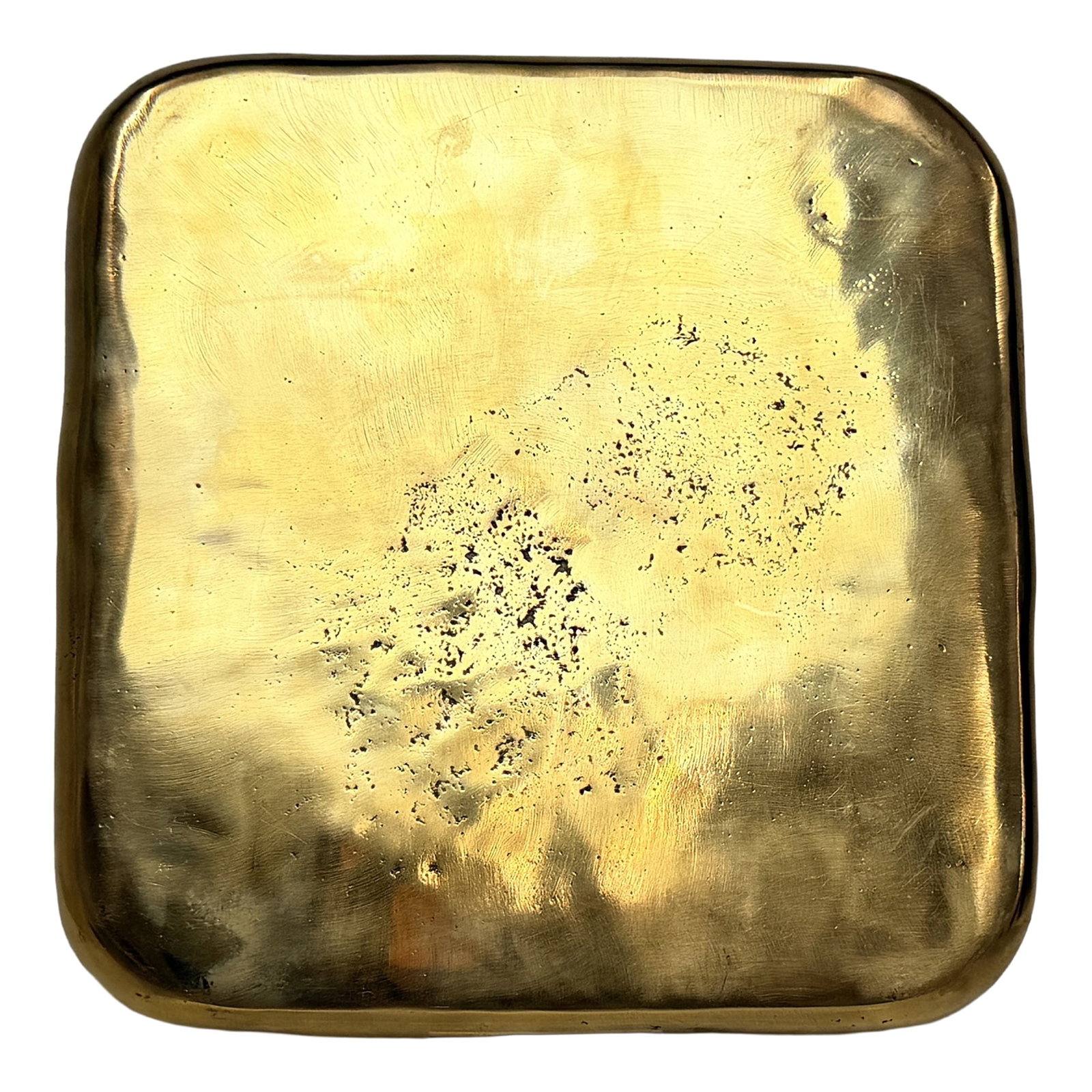 Square Brass Decorative Tray - 6