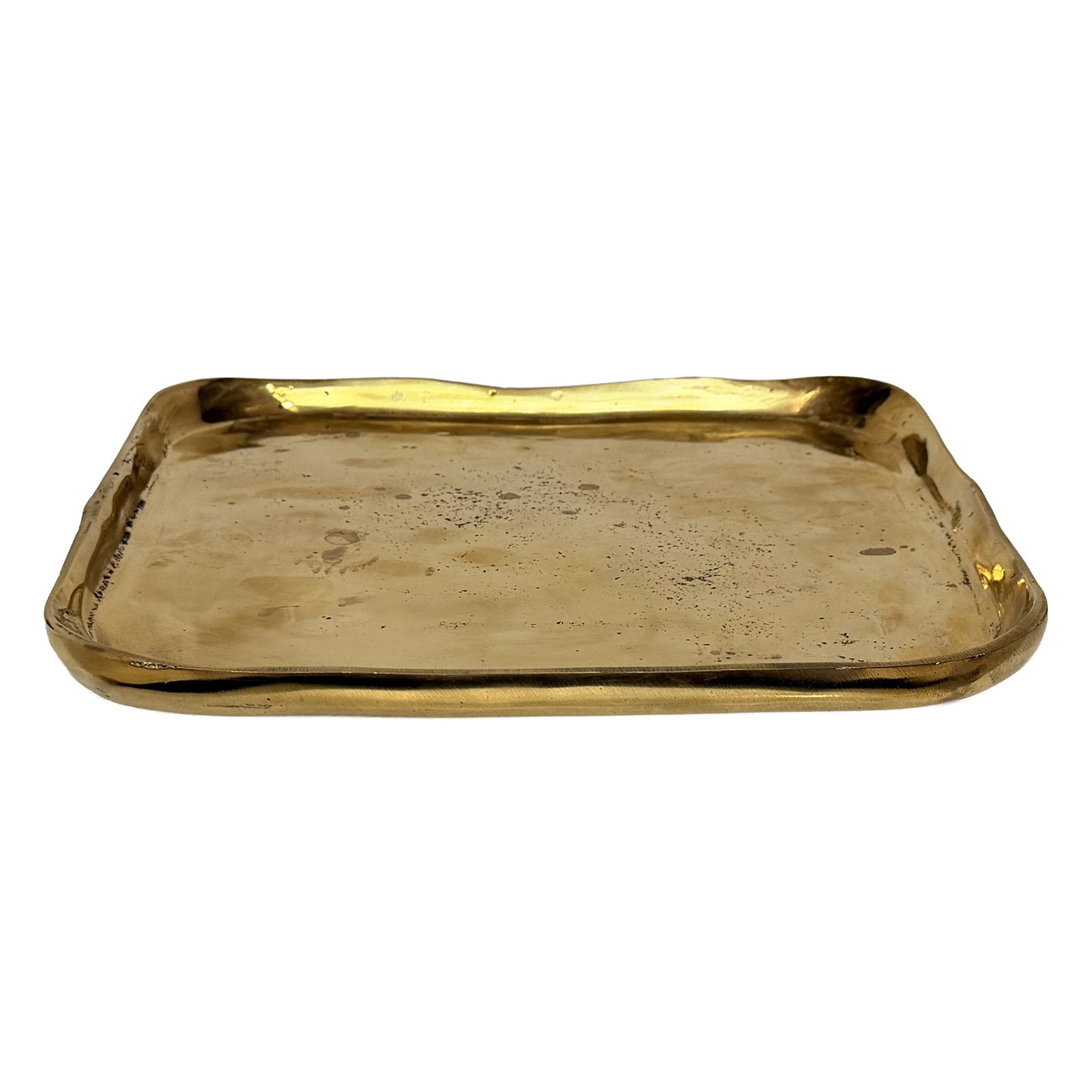 Square Brass Decorative Tray - 7