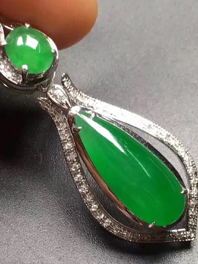 JADEITE RING PENDANT - 4