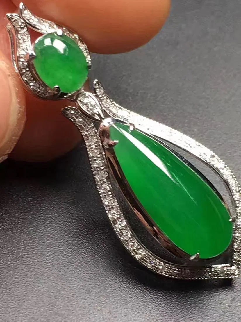JADEITE RING PENDANT - 5