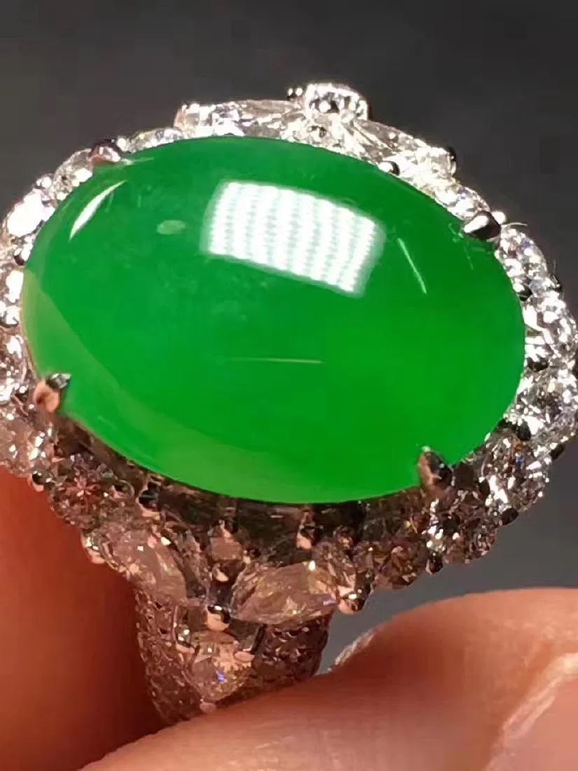 JADEITE RING PENDANT - 2