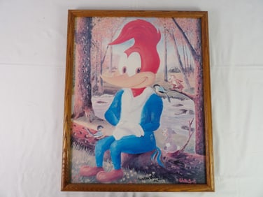 Walter Lantz signed and numbered print