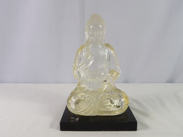Clear resin Buddha