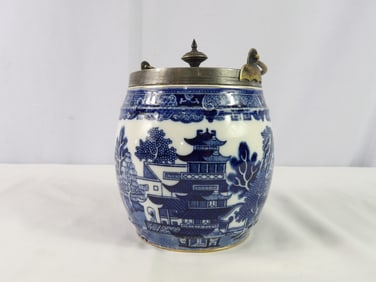 1800's Taylor Tunnicliff biscuit jar