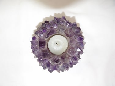 Tourmaline candle holder