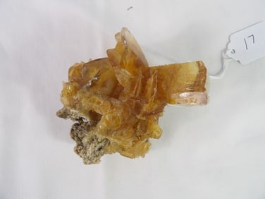 Light gold colored mineral specimen
