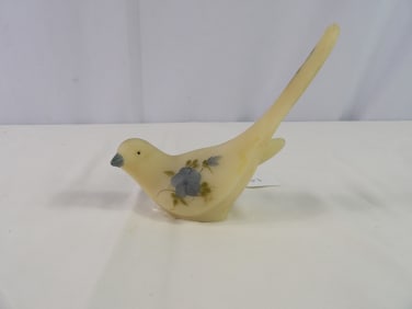 Fenton hand painted bird