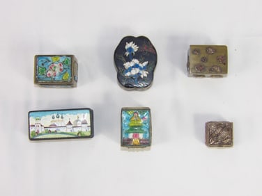 6 early pill boxes